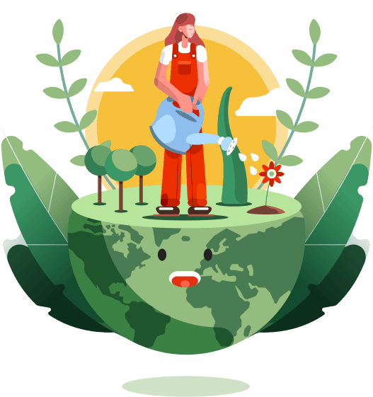 Sustainable Action Illustration